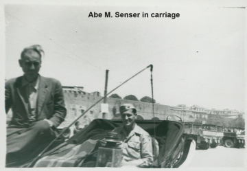 86th-FS-Abe-M.-Senser-in-carriage.-Abe-M.-Senser-collection-via-his-family