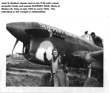 86th-FS-John-R.-McNeal-by-his-P-40-Slippery-Dick-X42.-Basil-H.-Blair-collection-via-Alan-Blair-2