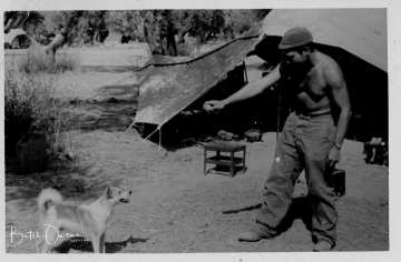 86th-FS-William-H.-West-collection-individual-and-dog-via-his-family
