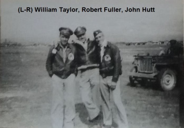 86th-FS-pilots-L-R-William-Taylor-Robert-Fuller-John-Hutt.-Africa-1943.-William-R.-Taylor-collection-via-Elyn-Sulger