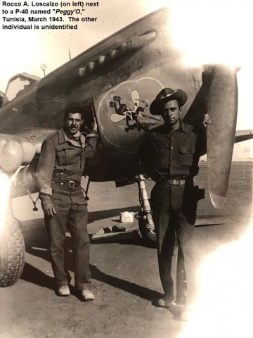 1_87th-FS-Rocco-Loscalzo-on-left-by-P-40-named-Peggyo-Tunisia-March-1943.-Rocco-Loscalzo-collection-via-Frank-Loscalzo10-1