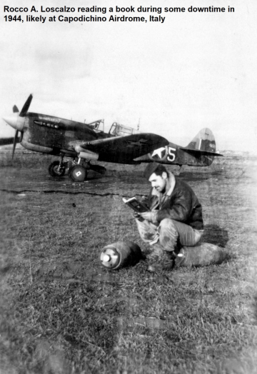1_87th-FS-Rocco-Loscalzo-reading-a-book-in-1944.-Rocco-Loscalzo-collection-via-Frank-Loscalzo