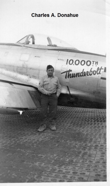87th-FS-Charles-A.-Donahue-beside-10000-P-47.-Charles-A.-Donahue-collection-via-his-family
