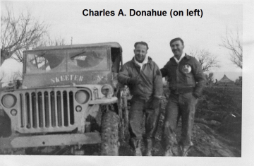87th-FS-Charles-A.-Donahue-on-left-next-to-Skeeter-Jeep.-Charles-A.-Donahue-collectoin-via-his-family