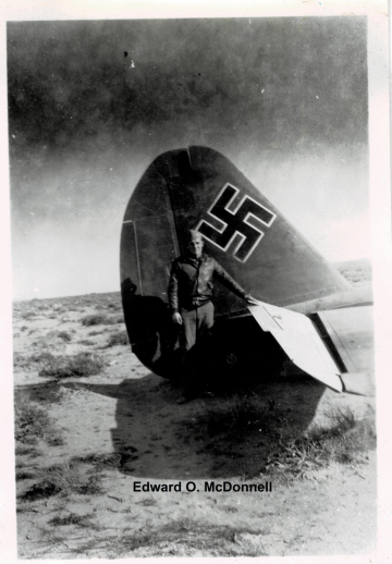 87th-FS-Edward-O.-McDonnell-by-German-Ju-88.-Edward-O.-McDonnell-collection-via-the-McDonnell-Barry-family-