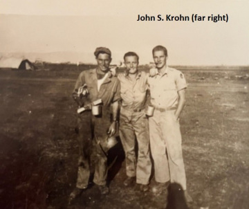 87th-FS-John-S.-Krohn-on-right-at-airfield-near-Rome.-John-Krohn-collection-via-his-family