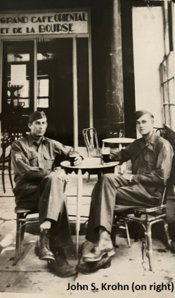 87th-FS-John-S.-Krohn-on-right-in-France.-John-Krohn-collection-via-his-family
