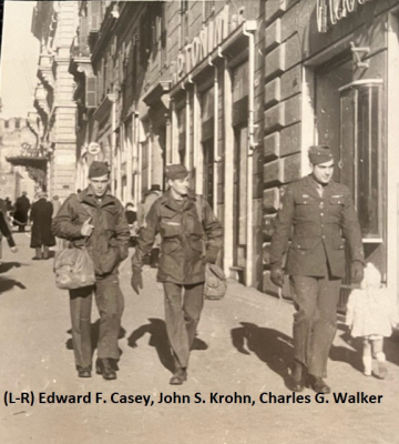 87th-FS-L-R-Edward-F.-Casey-John-S.-Krohn-Charles-G.-Walker-at-Rome.-John-Krohn-collection-via-his-family