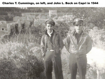 87th-FS-Charles-T.-Cummings-left-and-John-L.-Beck-Capri-1944.-Charles-T.-Cummings-collection-via-daughters-Dru-Barth-and-Diana-Lowery
