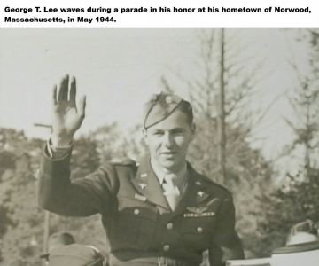 87th-FS-George-T.-Lee-waving-during-parade.-George-T.-Lee-collection-via-his-family-and-Jack-Tolman