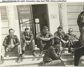 87th-FS-Harry-Einstandig-far-right-Cesenatico-Italy-April-1945.-Harry-Einstandig-collection-via-daughter-Bonnie-Hill