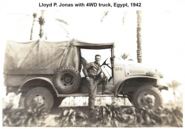 87th-FS-Lloyd-P.-Jonas-and-4WD-truck-Egypt-1942.-Lloyd-P.-Jonas-collection-via-his-family