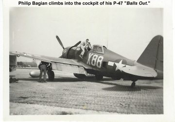 87th-FS-Philip-Bagian-on-his-P-47-BALLS-OUT.-X88.-Philip-Bagian-collection-via-Jim-Bagian