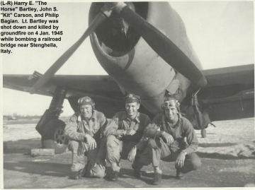 87th-FS-pilots-L-R-Harry-E.-the-Horse-Bartley-KIA-John-S.-Kit-Carson-Philip-Bagian.-Philip-Bagian-collection-via-Jim-Bagian