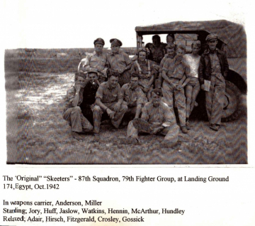 87th-FS-pilots-at-LG174-Egypt-Oct.-1942.-Bruce-Lowell-photograph