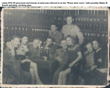 87th-FS-possibly-Walter-B.-Snook-standing-with-pipe-and-friends.-Walter-B.-Snook-collection-via-his-family