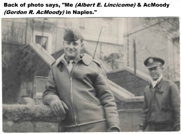 87th-FS-Albert-E.-Lincicome-and-Gordon-R.-AcMoody-in-Naples.-Albert-E.-Lincicome-collection-via-Anne-Lincicome