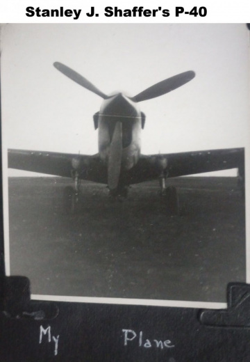 87th-FS-Stanley-J.-Shaffers-P-40-front.-Stanley-J.-Shaffer-collection-via-his-family