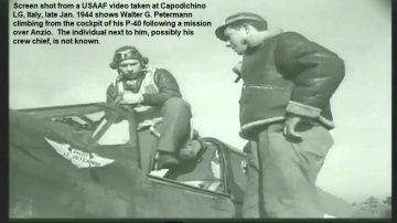 87th-FS-Walter-Peterman-in-the-cockpit-of-his-P-40-at-Capodichino-Naples-Italy-January-1944.-Still-from-USAAF-fild