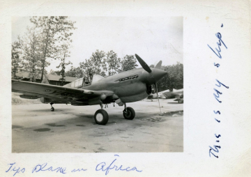 87th-FS-Wyman-D.-Anderson-P-40-in-Africa.-Wyman-D.-Anderson-collection-via-his-family
