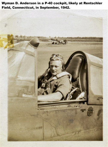 87th-FS-Wyman-D.-Anderson-in-P-40-cockpit.-Wyman-D.-Anderson-collection-via-his-family