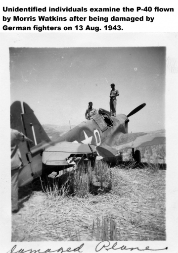 87th-FS-damaged-P-40.-Wyman-D.-Anderson-collection-via-his-family