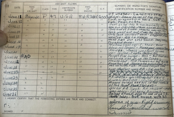 Page-03-87th-FS-John-Cochran-flight-logs-previous-week-missing.-John-C.-Cochran-collection-via-his-family