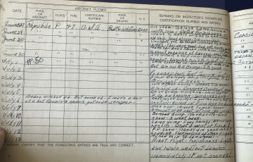 Page-05-87th-FS-John-Cochran-flight-logs.-John-C.-Cochran-collection-via-his-family