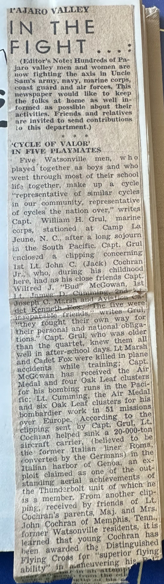 87th-FS-John-C.-Cochran-newspaper-article.-John-C.-Cochran-collection-via-his-family-2