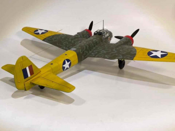 Captured Ju-88  Models built by Dale Hutchinson
