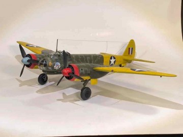 Captured Ju-88  Models built by Dale Hutchinson