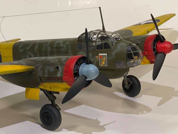 Captured Ju-88  Models built by Dale Hutchinson