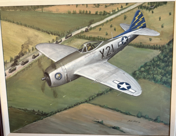 Painting-of-85th-FS-Robert-M.-Sweeneys-P-47.-Robert-M.-Sweeney-collection-via-daughter-Sheryl-Sweeney-Schreiber