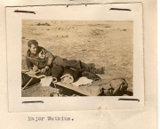 86th-FS-Tarleton-Watkins-on-cot.-AFHRA-Photograph