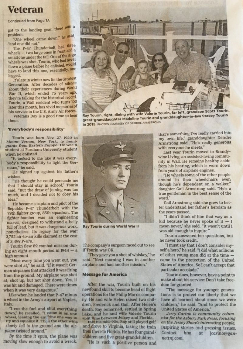 85th-FS-Raphael-Ray-Tourin-2000-Veterans-Day-Asbury-Park-Press-NJ-newspaper-article-by-Jerry-Carino-page-2