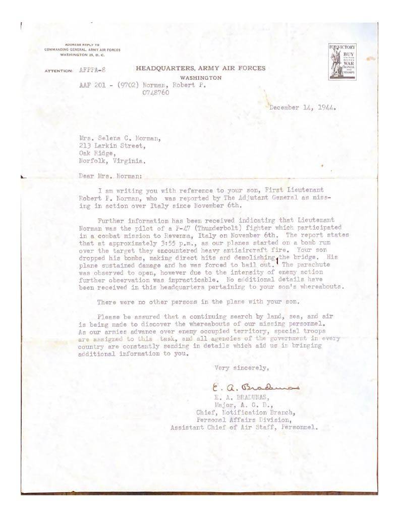 MIA-letter-14-December-1944
