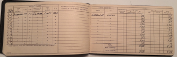 Training-flight-log-page-01-87th-FS-Thomas-M.-Baker.-Thomas-M.-Baker-collection-via-his-family
