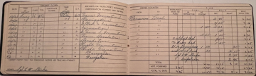 Training-flight-log-page-13-87th-FS-Thomas-M.-Baker.-Thomas-M.-Baker-collection-via-his-family