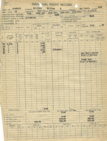 Page-01-87th-FS-William-Brittian-flight-log-via-Brad-Brittian